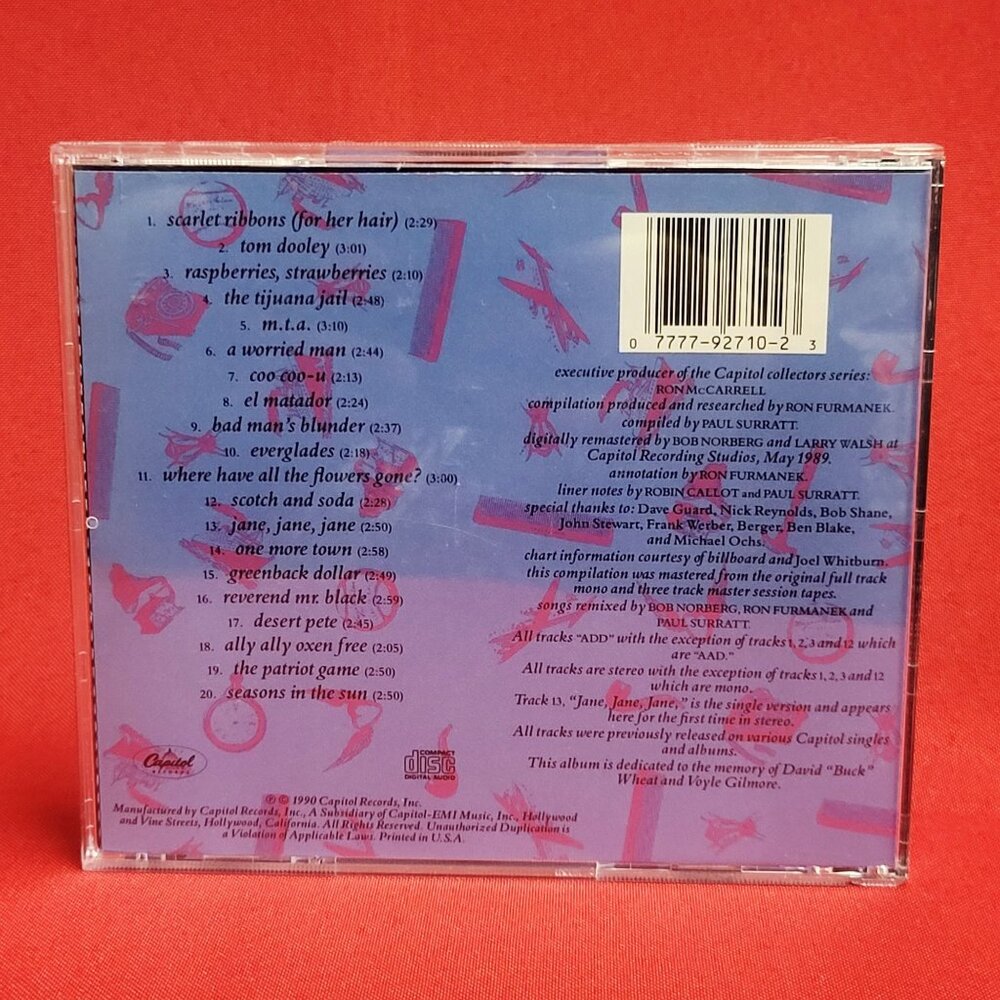 The Kingston Trio Collectors Series CD 1990 Signed - Picture 2 of 8